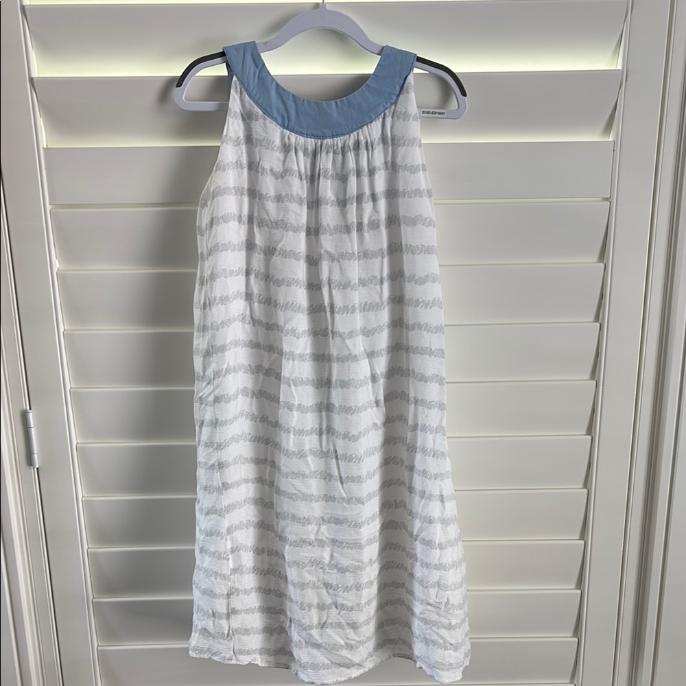 Blue and White Kids Dress